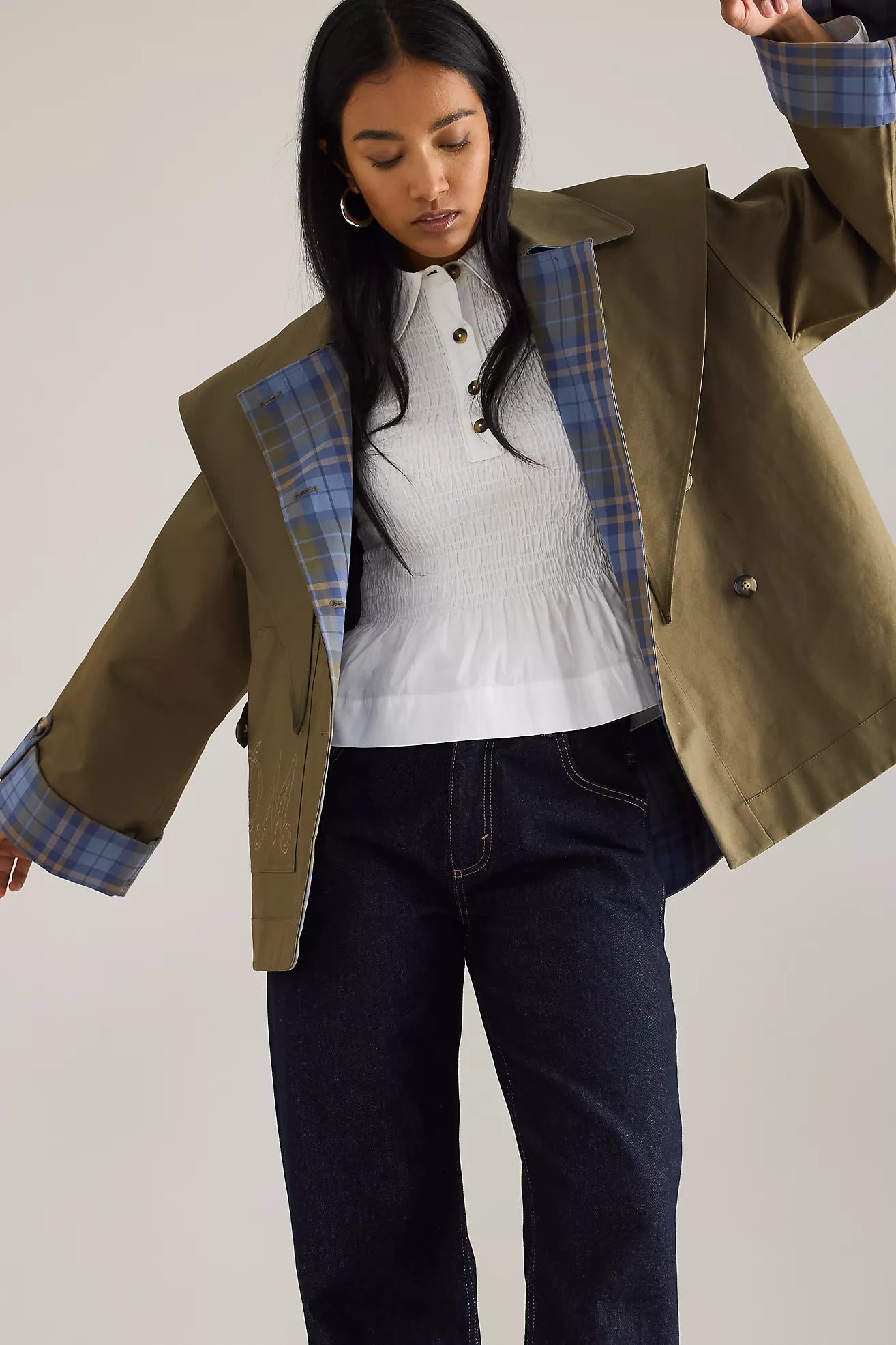 Reversable Trench Coat