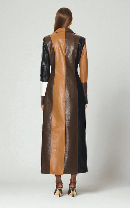 Nora Leather Coat