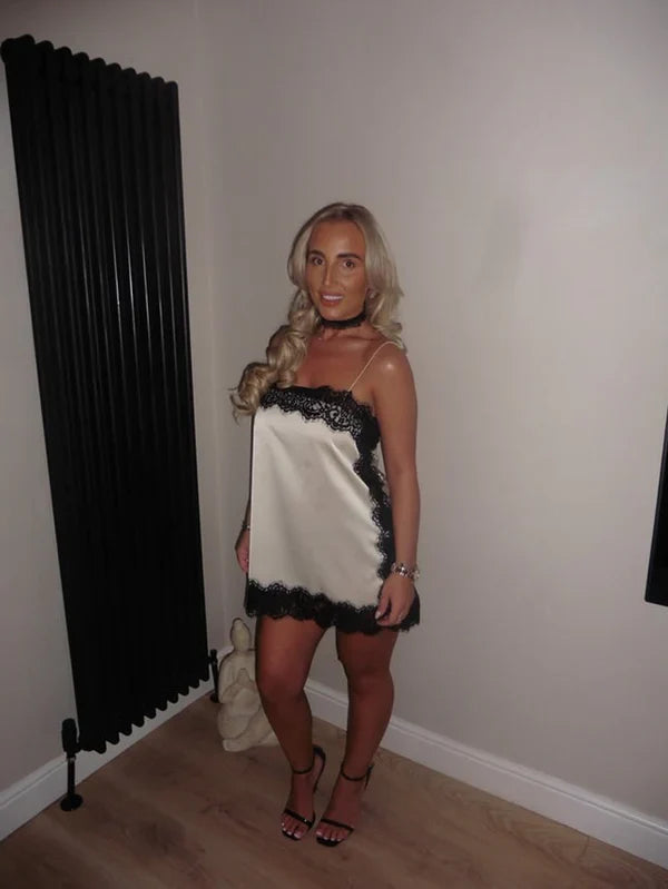 Maye Satin Mini Dress