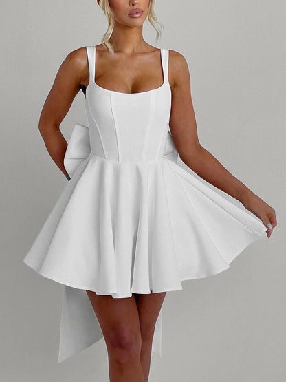Estelle Bow Mini Dress