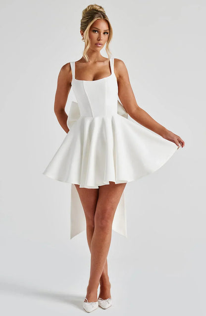 Estelle Bow Mini Dress